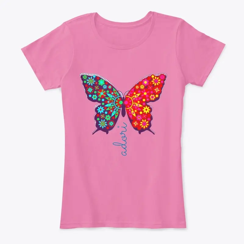 Womens Adori Butterfly Comfort Tee