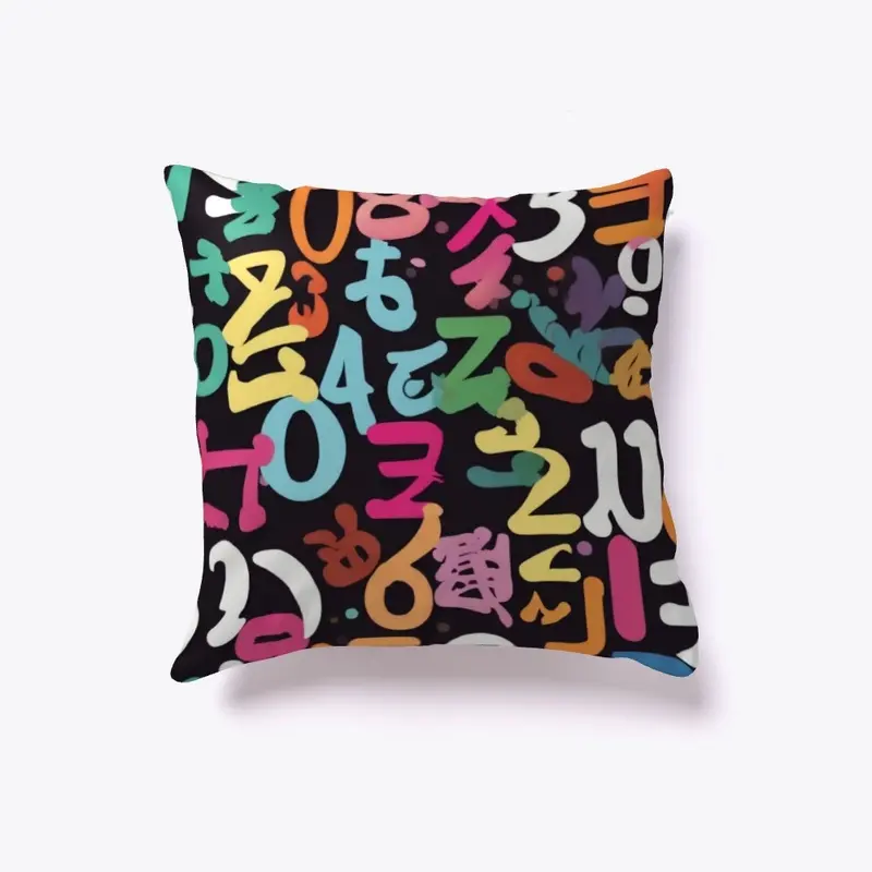 Adori Couture Kanji Throw Pillow